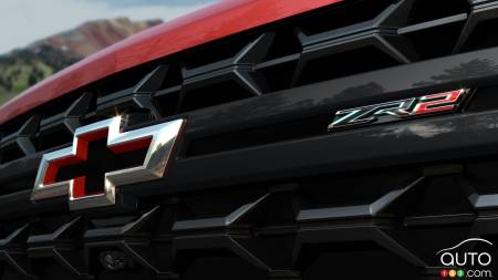 Écusson de la version ZR2 du Silverado HD 2024